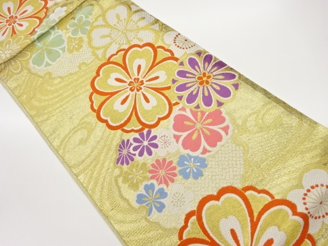 JAPANESE FUKURO OBI / WOVEN SAKURA